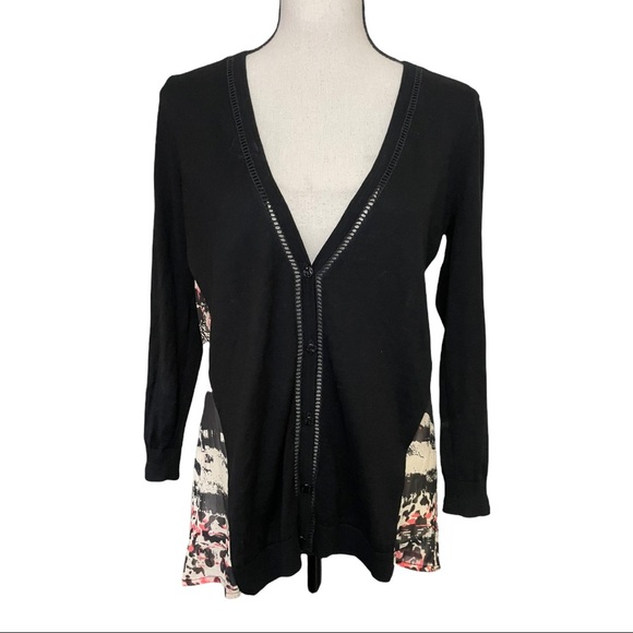 Cluny Anthropologie button from cardigan sweater shirt. Knit silk blend XSmall - Picture 1 of 11